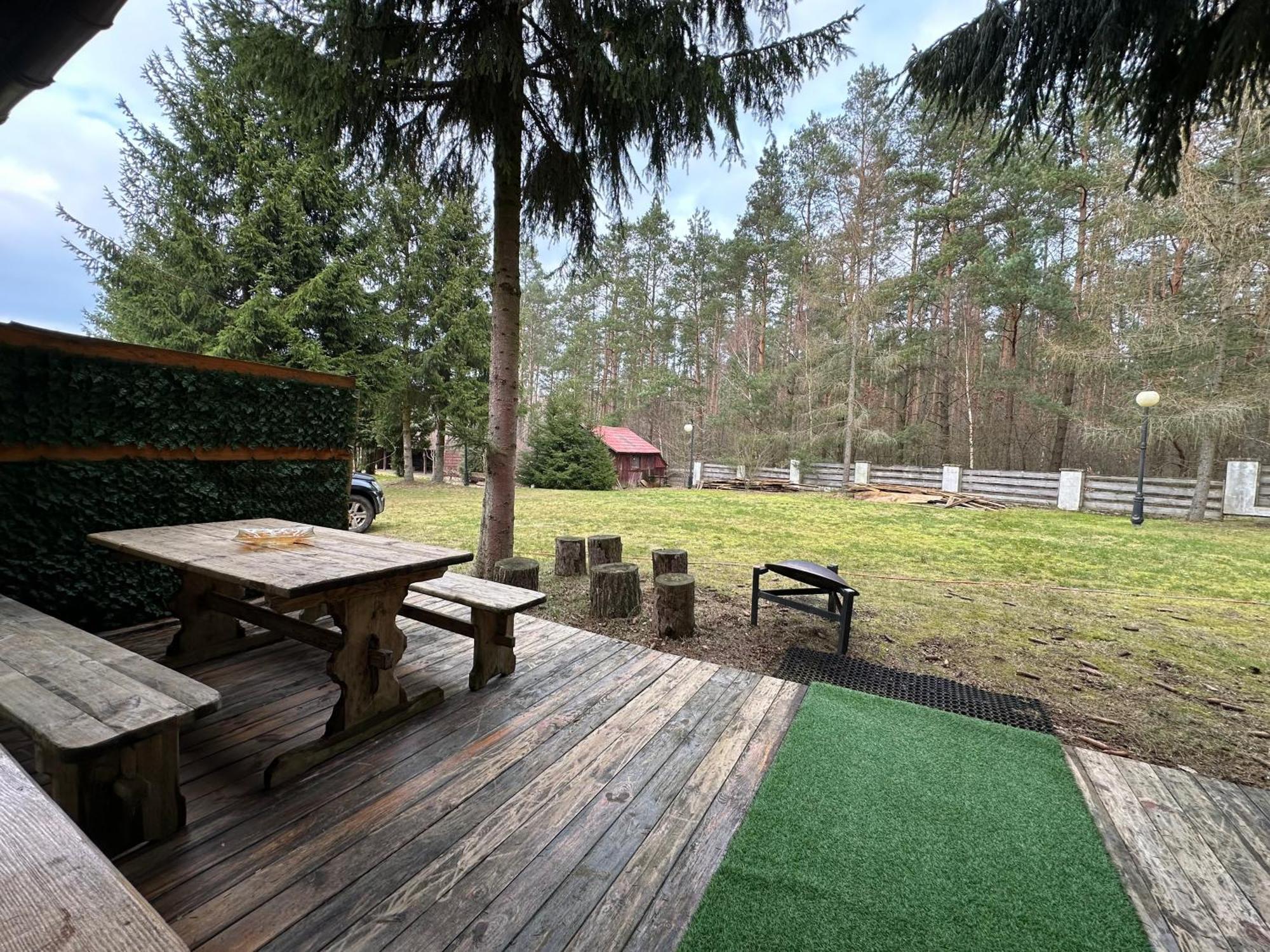 Lesna Chata Olsztynek Buitenkant foto